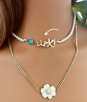 ZS Jewelry 18KT Gold Customizable Necklaces