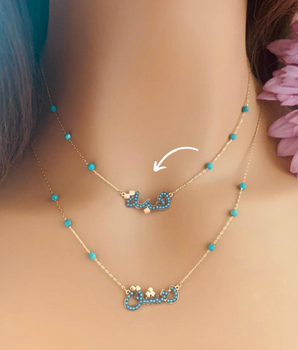 ZS Jewelry 18KT Gold Customizable Necklaces