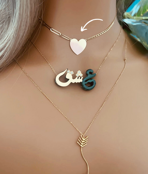 ZS Jewelry 18KT Gold Customizable Necklaces